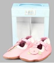 Пинетки-сандалики с аппликацией 