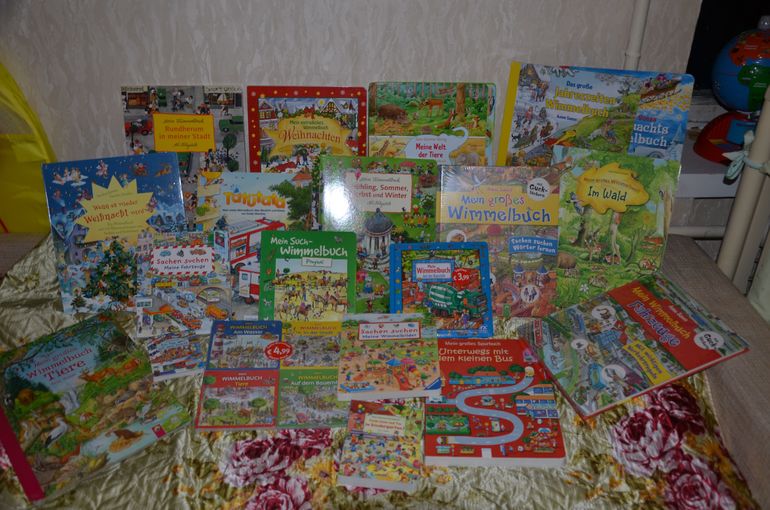Wimmelbuch.Огромное количество фото