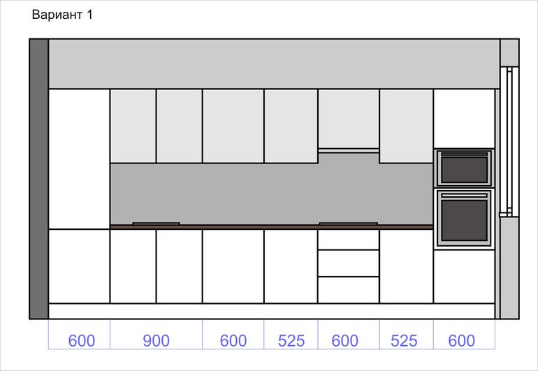 Какую выбрать конфигурацию кухни??!