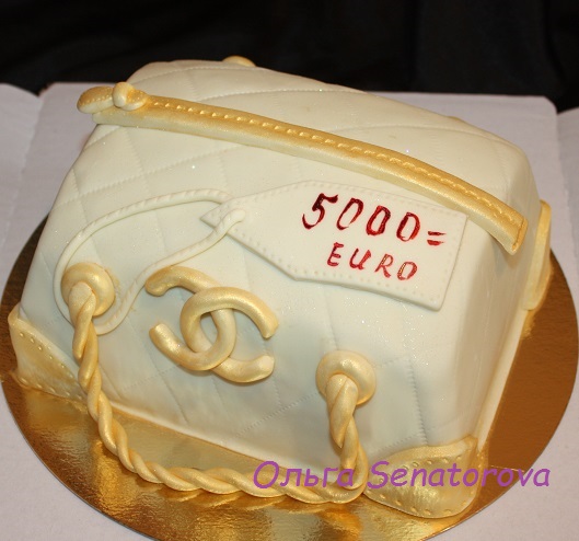 Торт сумочка