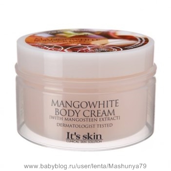 Серия для ухода за лицом и телом с тропическим мангустином - It's Skin Mangowhite