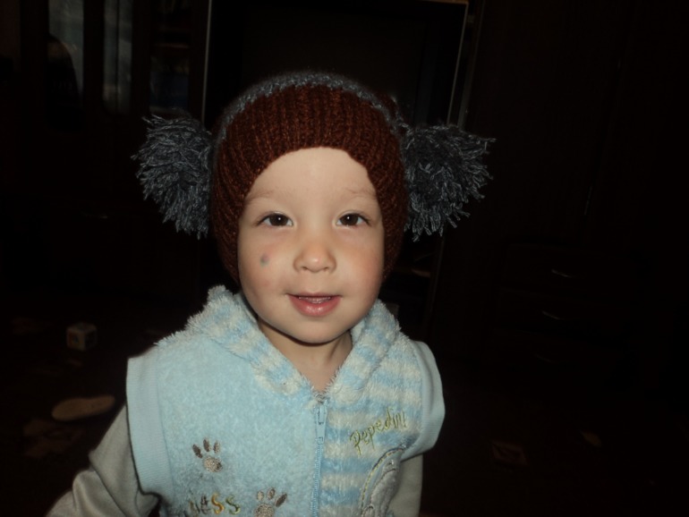 Шапочка для сына!