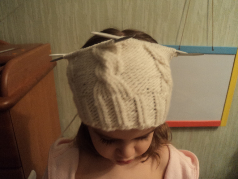 А как дальше петли закрывать на шапке?