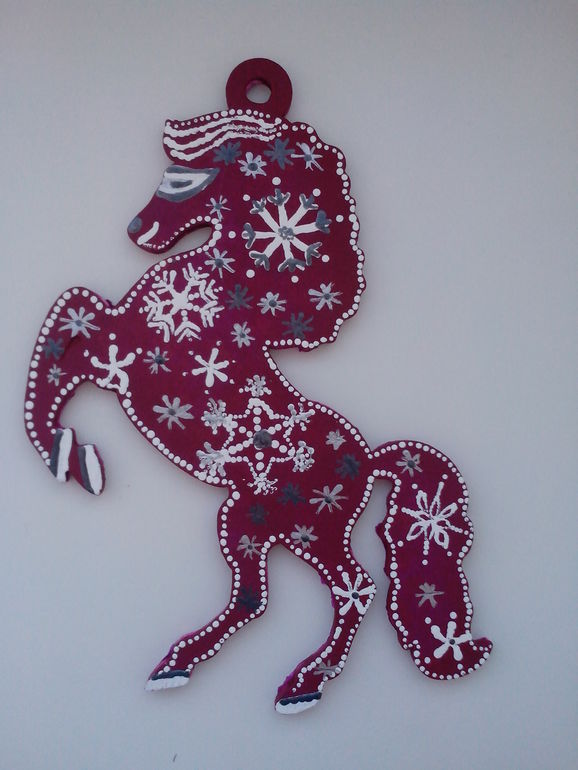 Лошадки-сувениры к Новому году