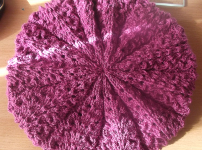 Комплект берет и перчатки (на довольной заказчице)