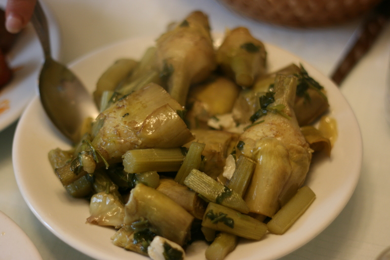 Гарнир: артишоки