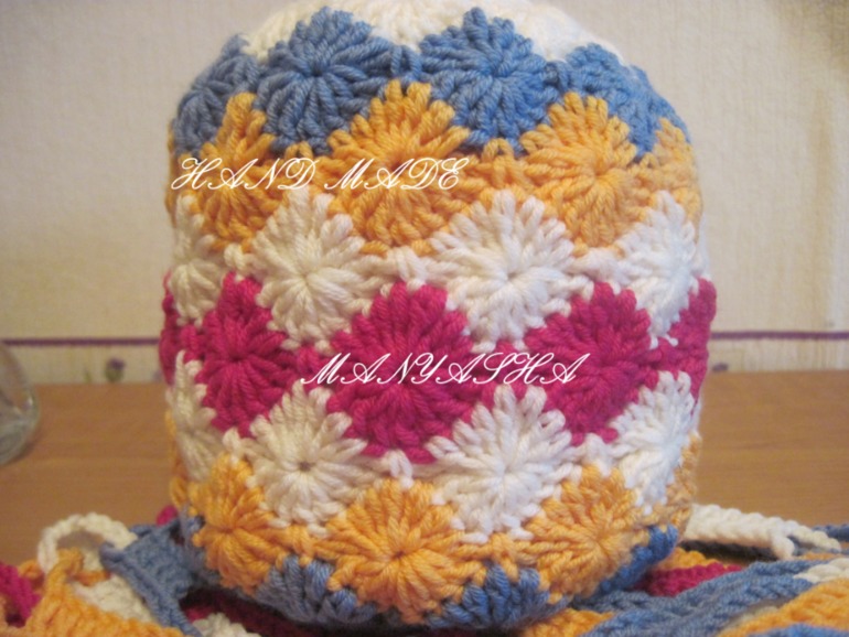 Комплект для дочки (шапка + шарф)