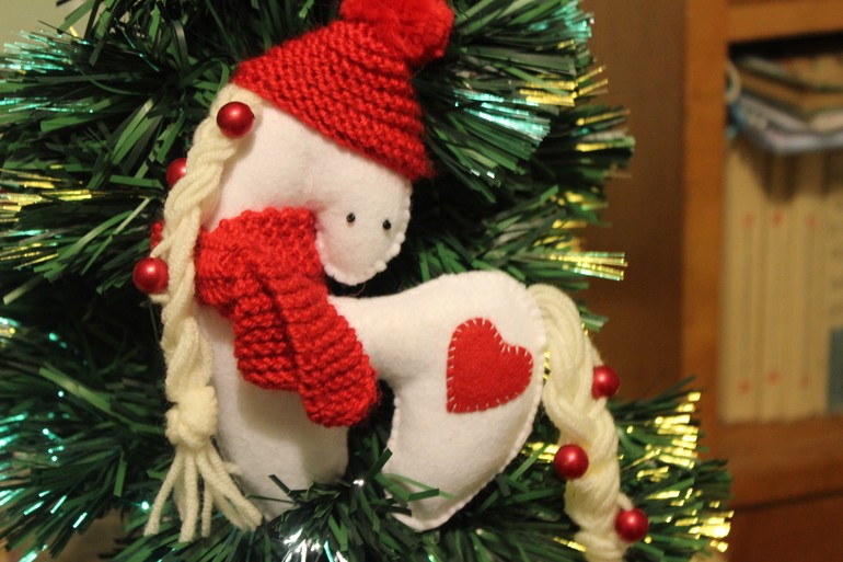 Фетровые зимние игрушки