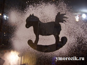 Украшаем окна к Новому году