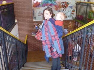 Конкурс слингостиль - и я в уходящий поезд (надеюсь, часовые пояса учтены ;) )