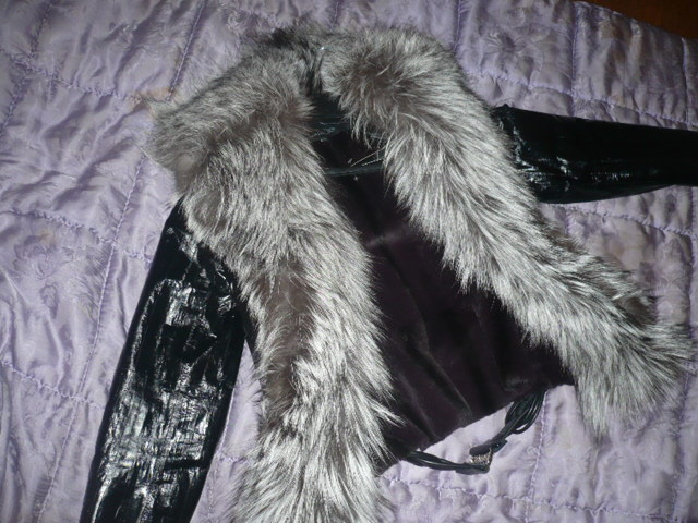 Шикарная кожаная (угорь) курка утепленная 46-48р 27000