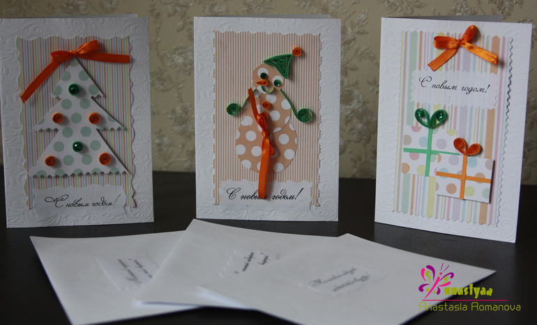 Три открытки с сюрпризом для проекта