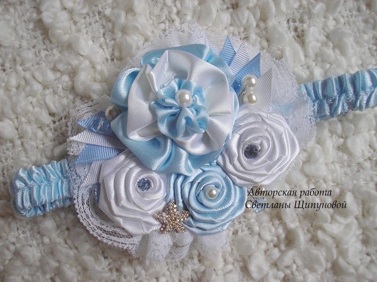 Повязочка "Голубое облачко"