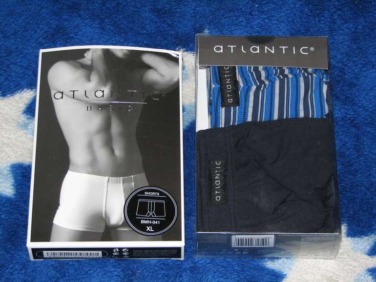 Новые боксеры Atlantic, 3 шт., р. M-L, 900 р.