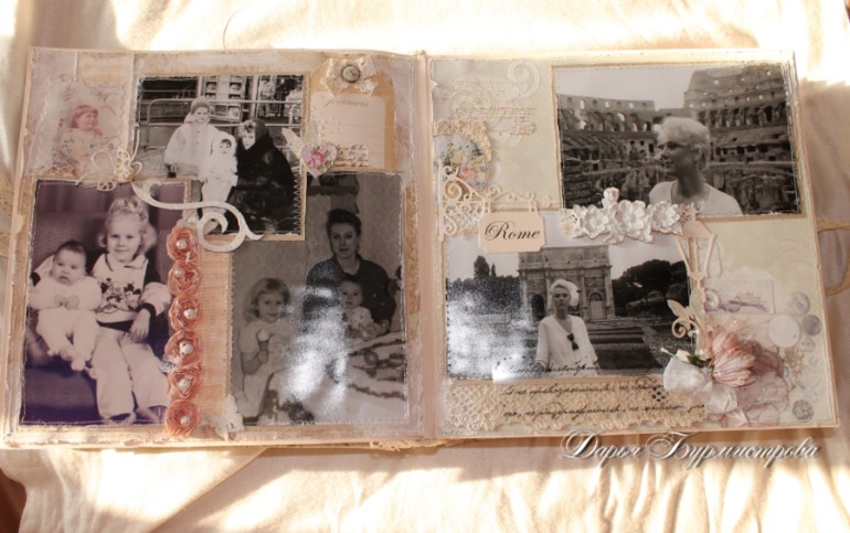 Разворот №5 СП альбом Шебби Шик