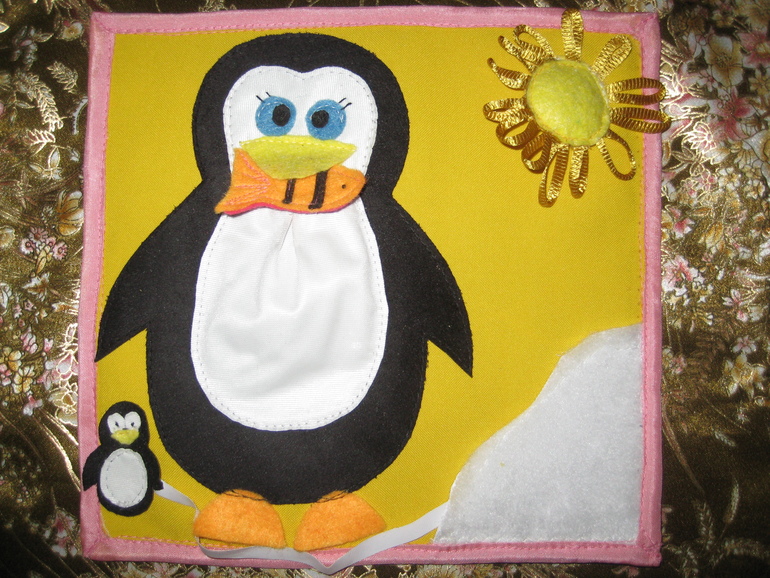 Первая книжка развивашка из фетра