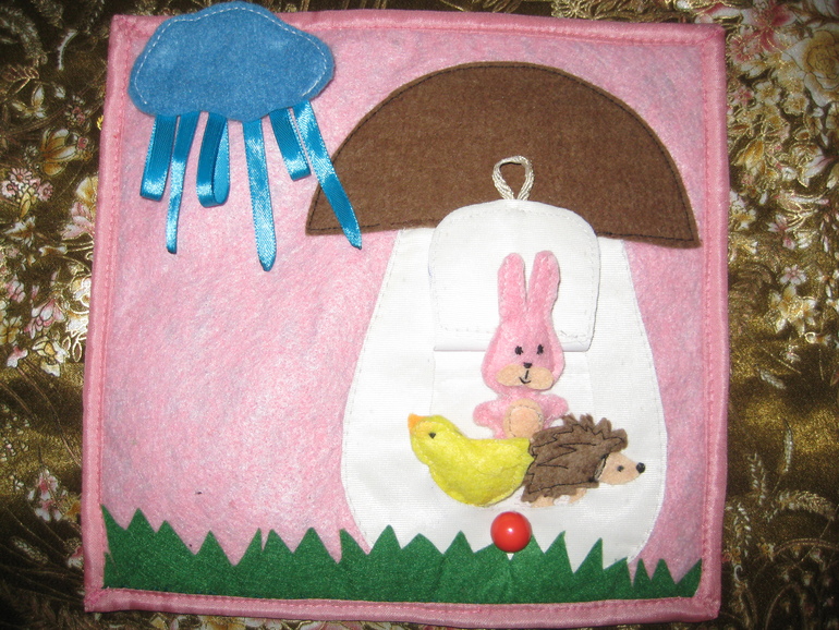 Первая книжка развивашка из фетра