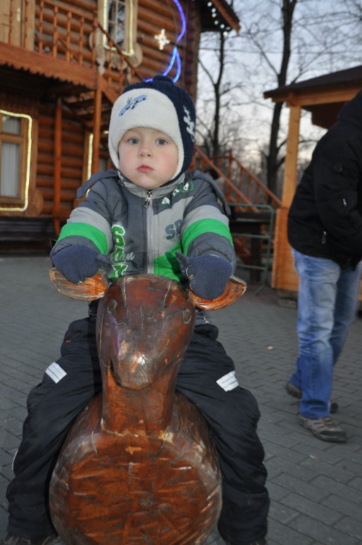 ДР Деда Мороза, его резиденция в Кузьминском парке.
