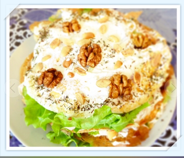 Белковый торт