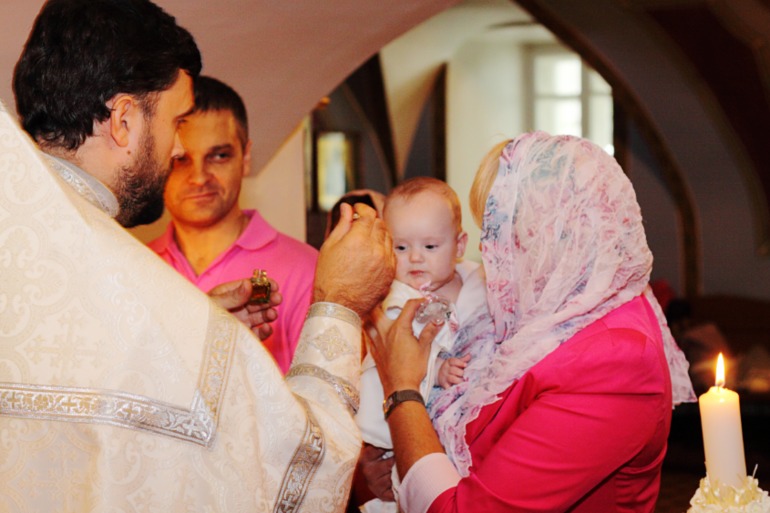 Крещение Виктории!