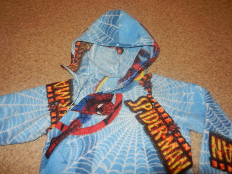 анорак с капюшоном из флиса для мальчика