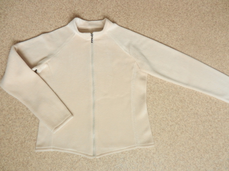 Анорак с капюшоном из флиса для доченьки