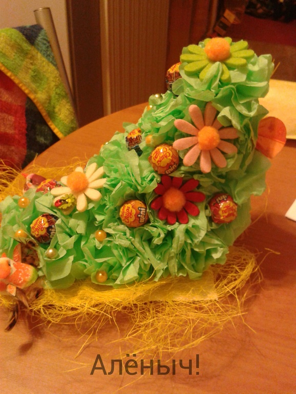 Пристроила чупики)