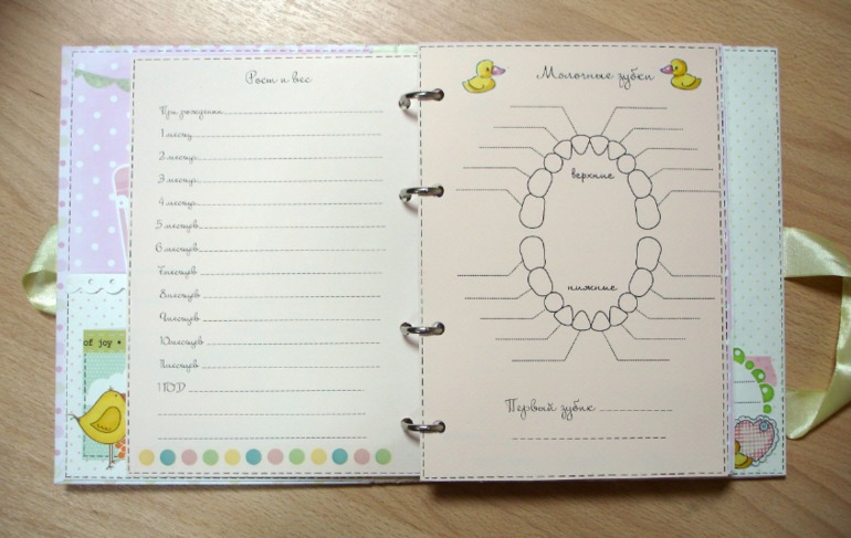 Блокнот для малышки №14