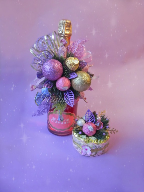 Я с шампусиком и пирожным.