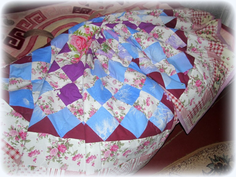 Плед "Розы" для девочки/девушки.