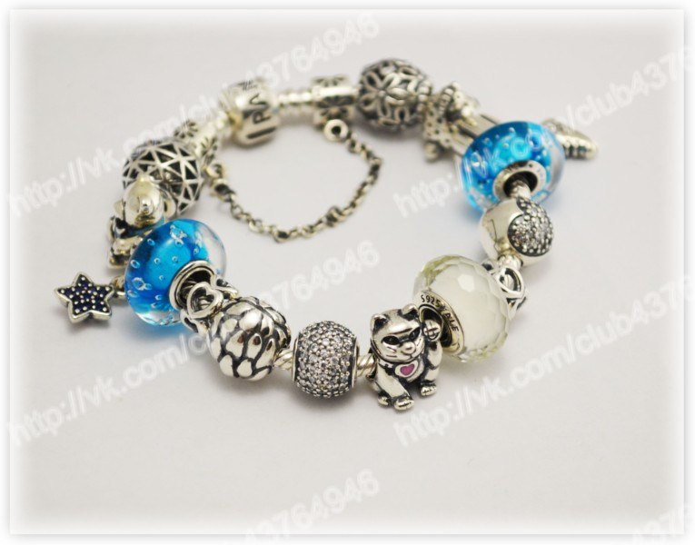 Украшения в стиле pandora из серебра 925 пробы