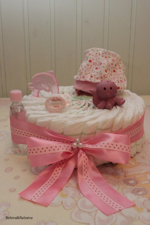 Торты из памперсов Сергиев Посад в наличии и на заказ.