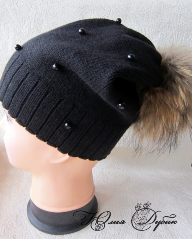 Шапочки взрослые...зима...