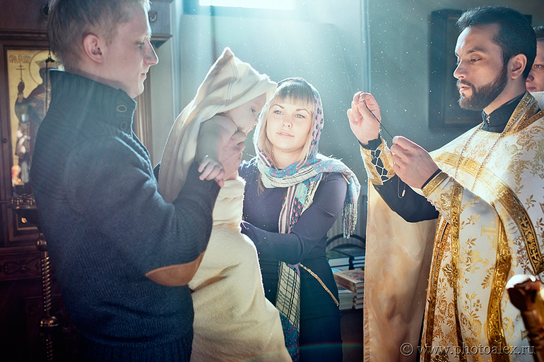 Фотограф на крестины в Москве и Московской области