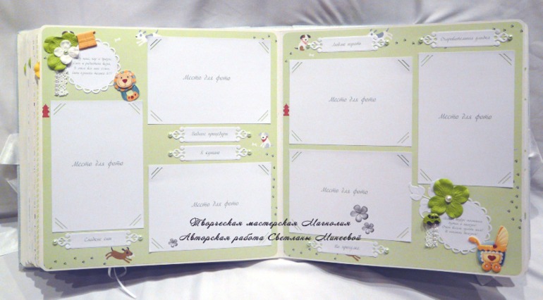 Большой фотоальбом для Матвея и папка для документов