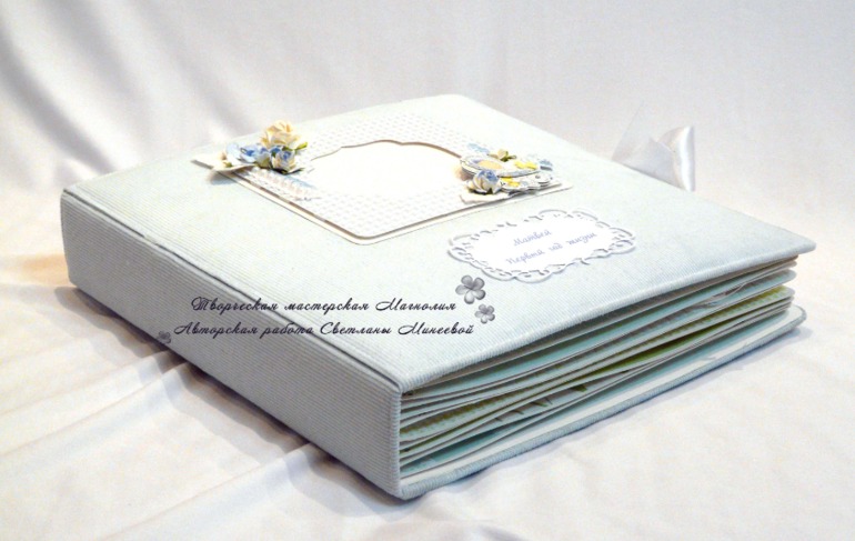 Большой фотоальбом для Матвея и папка для документов