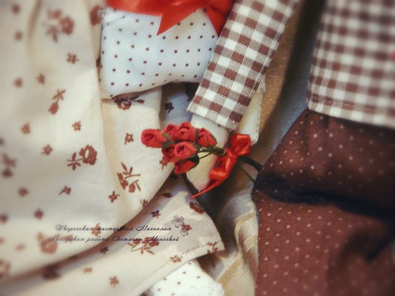 Мои первые куклы в стиле Тильда