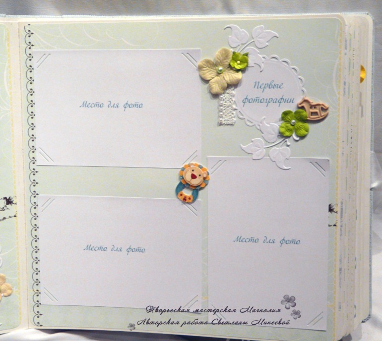 Большой фотоальбом для Матвея и папка для документов