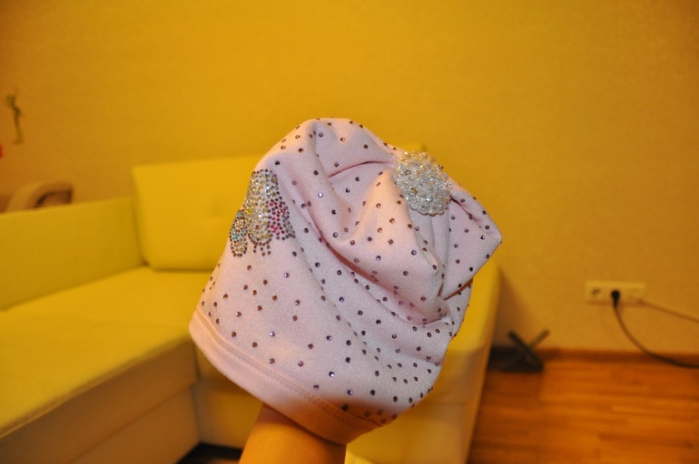 Шапка с Китти на флисе! НОВАЯ