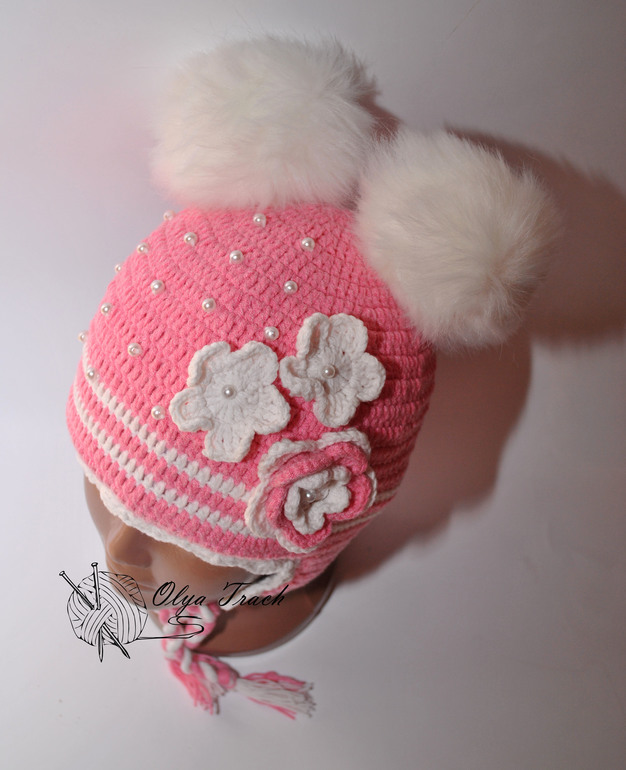 Для братика и сестрички зимние шапочки)))