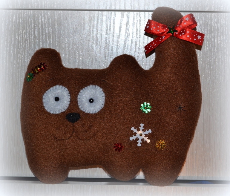 новогодний котик))