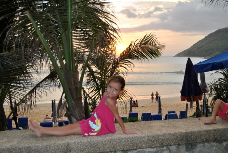 Красивый закат на Найхарне и мои модельки))) (ноябрь, 2013)