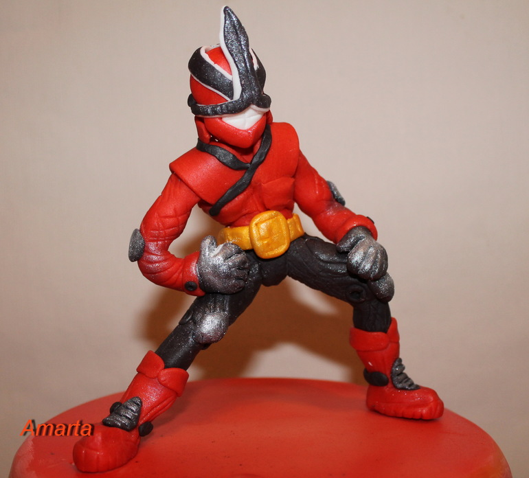 Торт Рейнджер-самурай.(по-моему так называется:):))