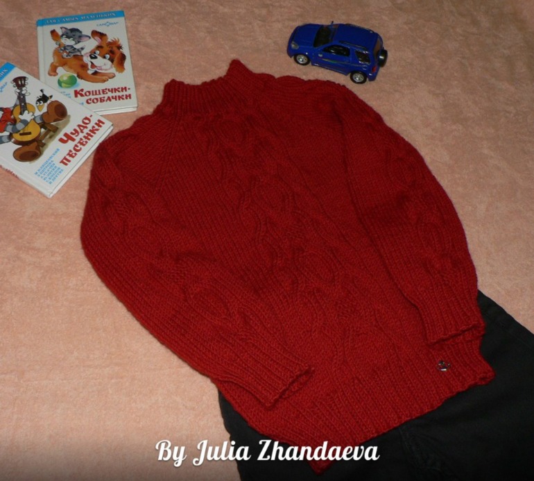 два свитерочка-для сына и дочки
