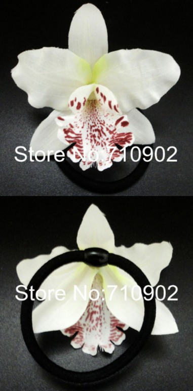 Резинки с большими орхидеями, цена 30 руб/ шт!