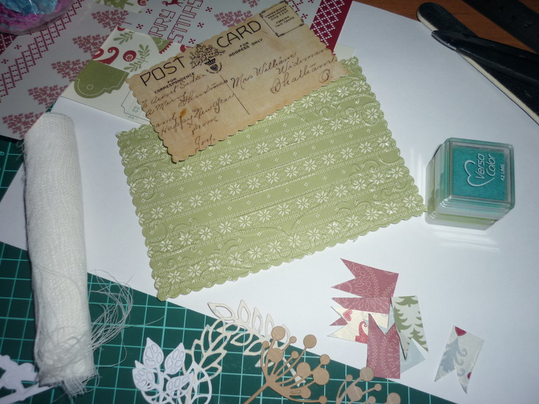 МК Новогодняя открытка