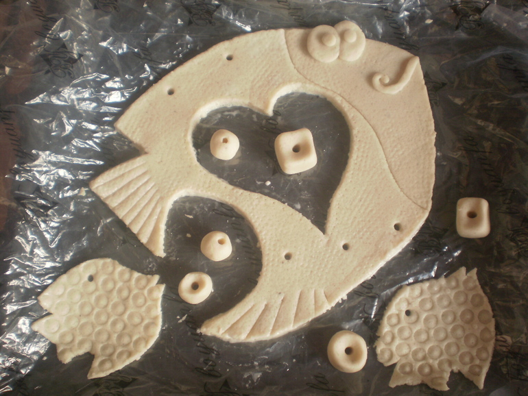 Первая рыбка.....