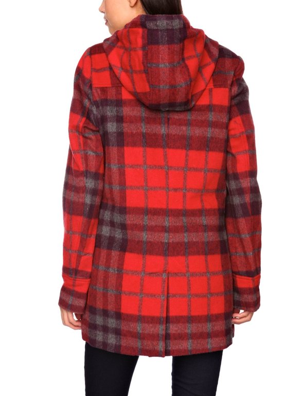 Новое пальто в клетку quiksilver р-р M from UK