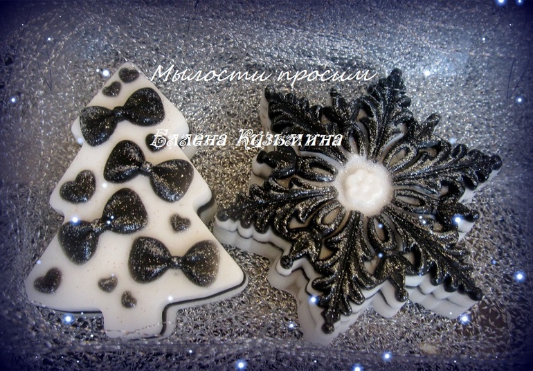 Новый Год в черно-белом исполнении