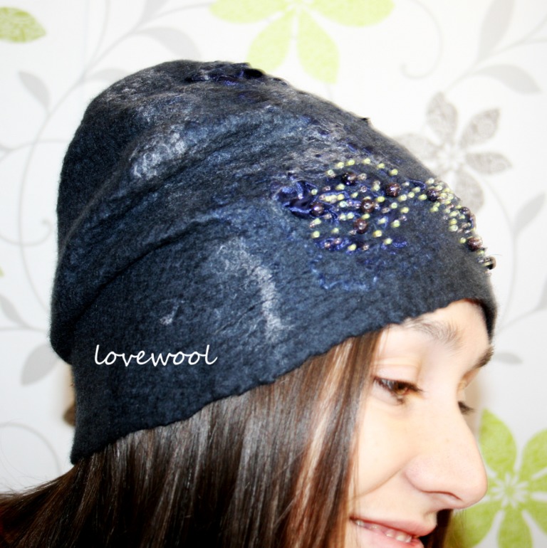 комплект 6 - шапочка и варежки